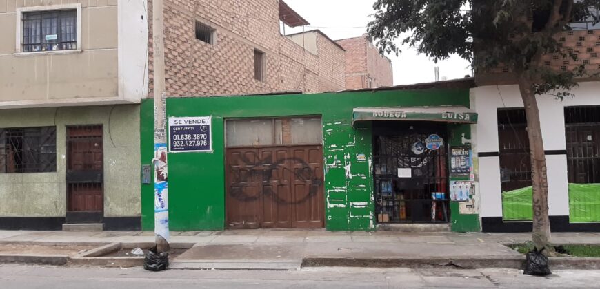 Vendo casa como terreno en San Martín de Porres