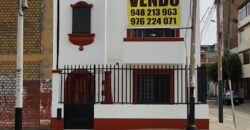 Venta de Hermosa Casa en Pueblo Libre