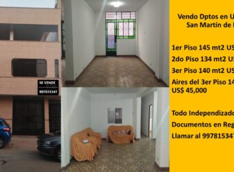 Vendo Departamentos en San Martin de Porres