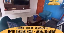 La Molina RESIDENCIAL MONTERRICO – Departamento de 3dorm + Cochera + Área en Azotea (3er.Piso – Condominio)