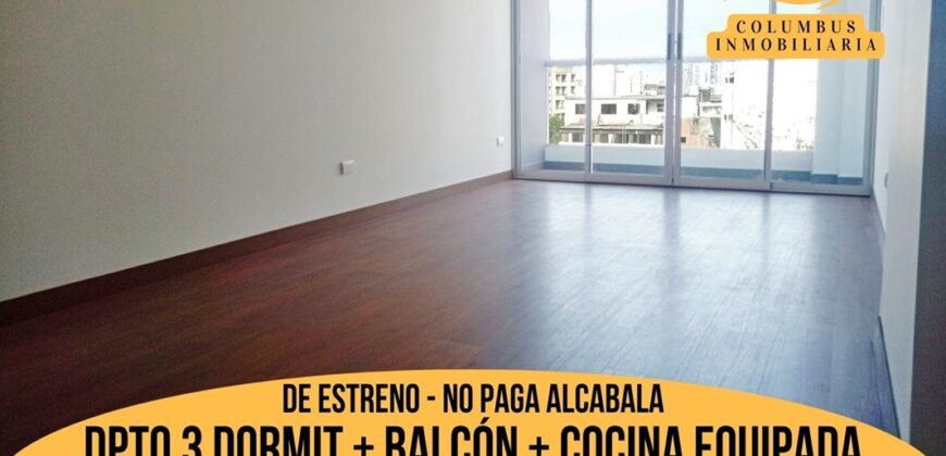 Lince FRANCISCO de ZELA – Departamento de 3dorm + Balcón + Cocina Equipada – DE ESTRENO!