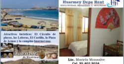 ALQUILO HERMOSOS DEPARTAMENTOS VACACIONALES EN HUARMEY 954039024