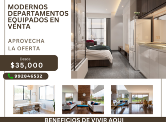 Departamento Amoblado en Venta