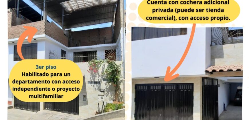 CASA DE 3 PISOS EN VENTA