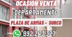 Ocasión en venta hermoso departamento Surco