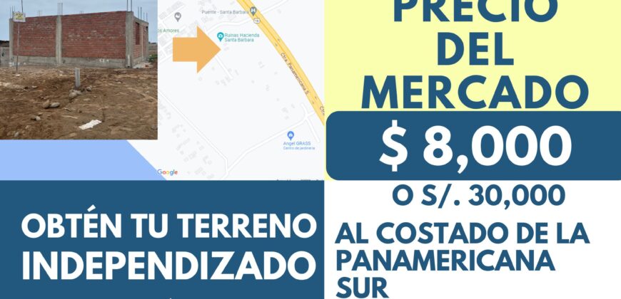 TERRENO EN VENTA – CERCA A PLAYA