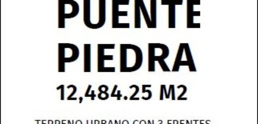 Gran y espectacular terreno en remate. Incl. Anteproyecto para viviendas PUENTE PIEDRA