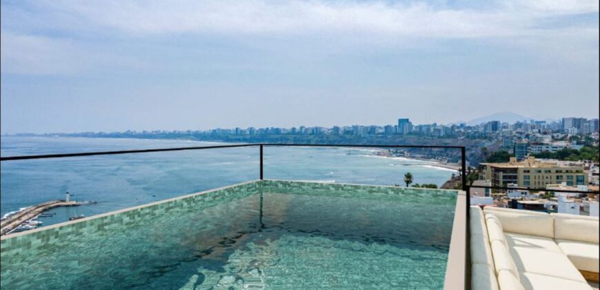 EL ÚLTIMO DEPARTAMENTO CON VISTA AL MAR -MALECÓN ENTRE BARRANCO Y CHORRILLOS