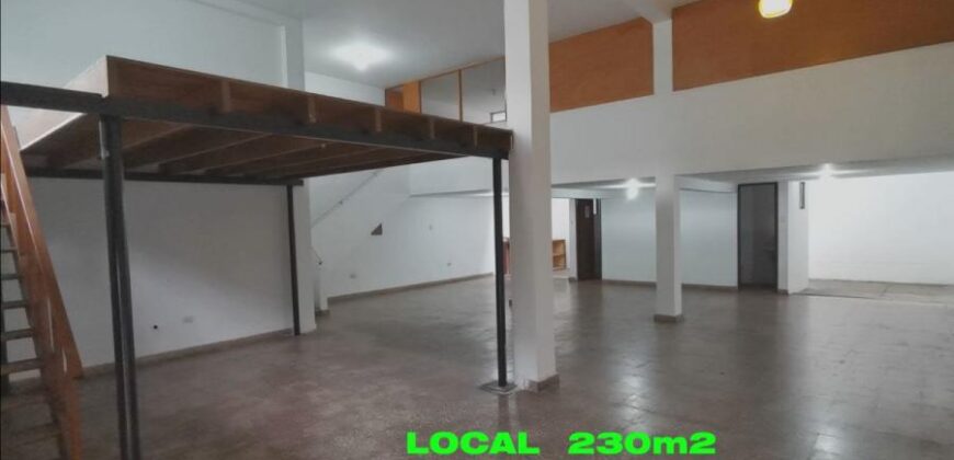 ALQUILER LOCAL COMERCIAL 230M2 SAN MARTIN DE PORRES