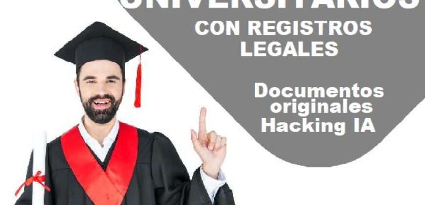 Titulos universitarios legalizados