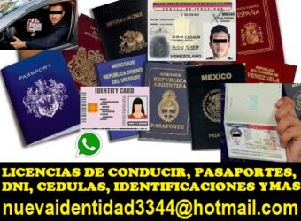 Licencias de conducir DNI pasaportes