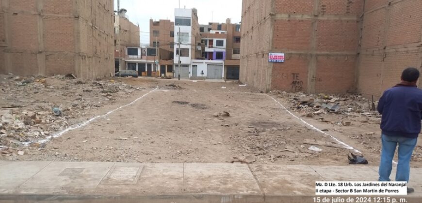 VENTA TERRENO 160M2