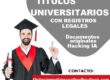 Titulos universitarios registrados