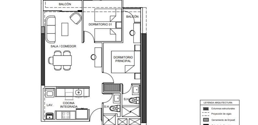 VENTA DE DEPARTAMENTO EN MAGDALENA