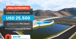 VENTA DE LOTES EN CONDOMINIO DE PLAYA