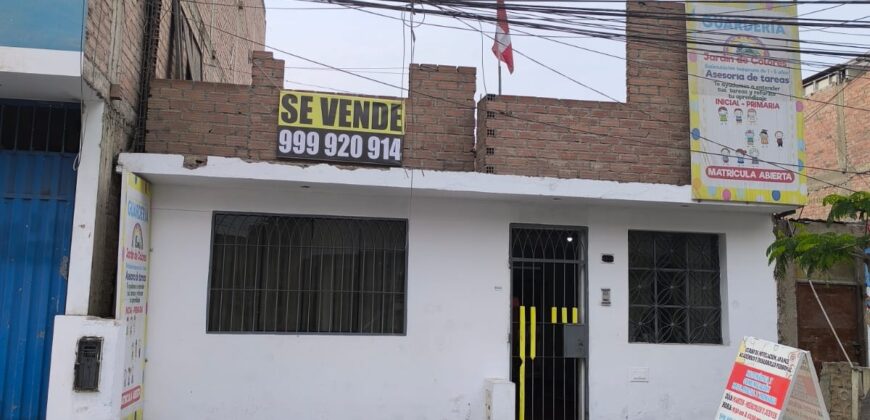 SE VENDE CASA EN SAN JUAN DE MIRAFLORES