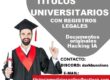 TITULOS UNIVERSITARIOS REGISTRADOS