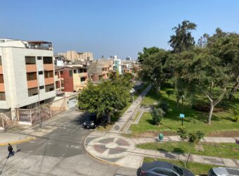 Mono ambiente frente a parque en San Borja