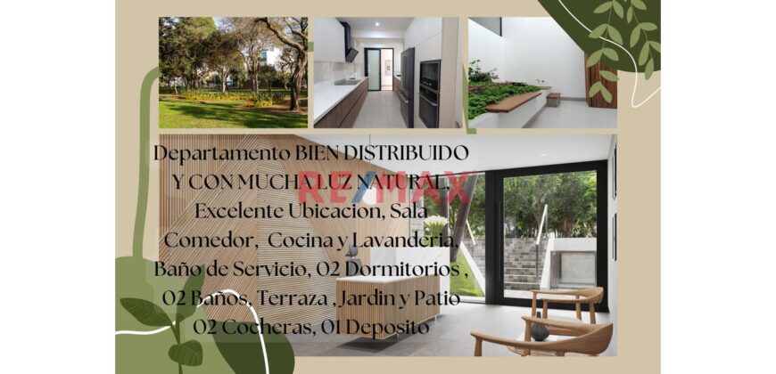 DEPARTAMENTO en VENTA la AURORA MIRAFLORES