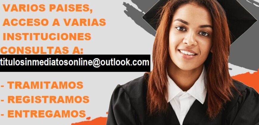 TITULOS UNIVERSITARIOS CON REGISTROS