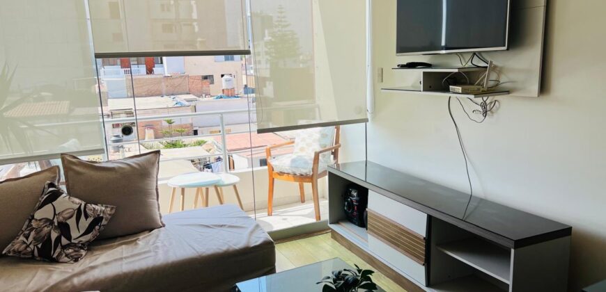 ALQUILO DEPARTAMENTO AMOBLADO EN SAN MIGUEL – CERCA A PLAZA SAN MIGUEL – Cel. 975320085